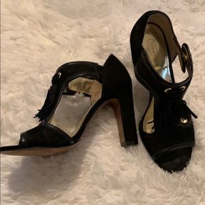 Authentic Pre-Loved Coach Tassel Heels